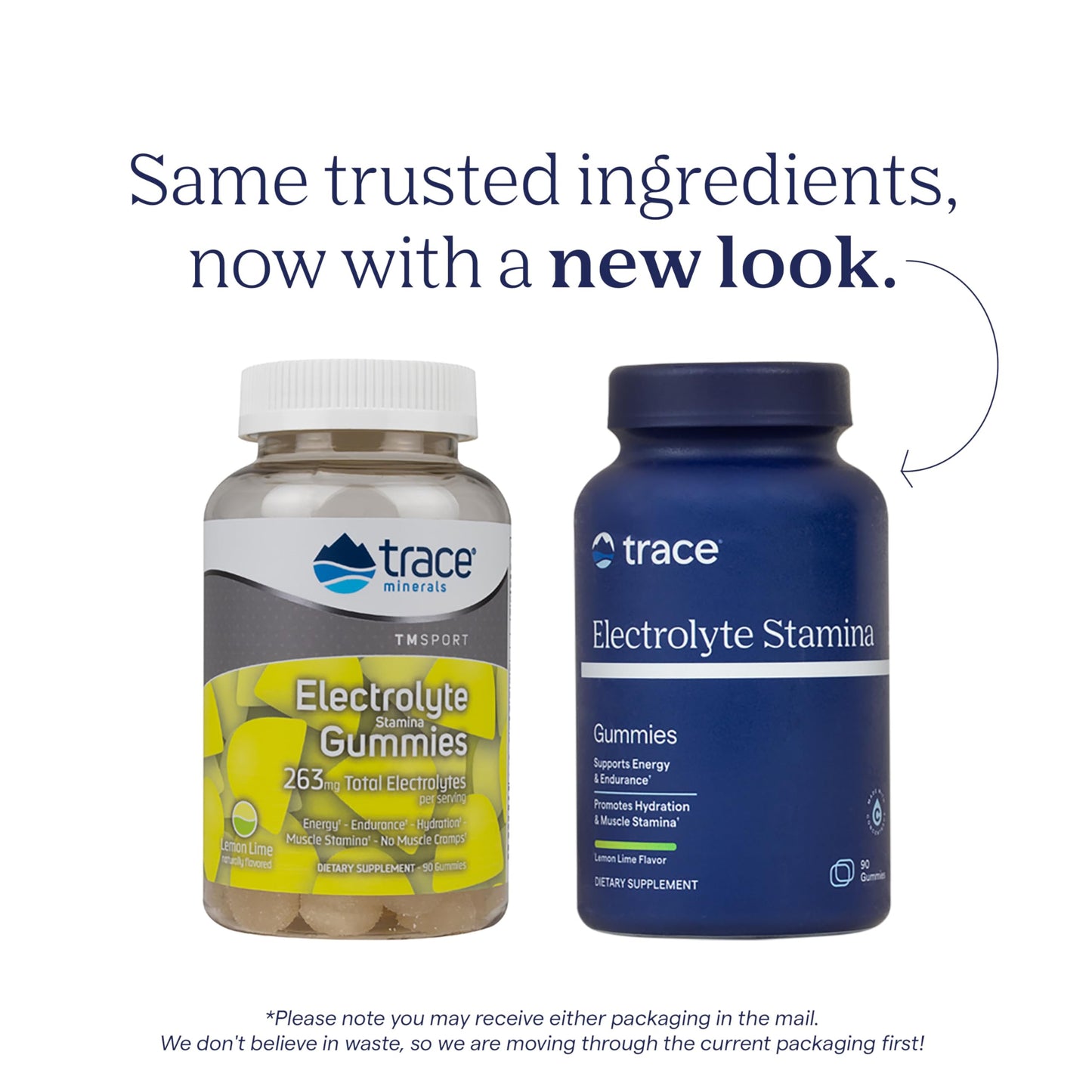 Trace Minerals | Electrolyte Stamina Gummies | Boost Energy, Endurance, Muscle Stamina and Hydration | Vegan | Lemon Lime | 90 Count (30 Servings)