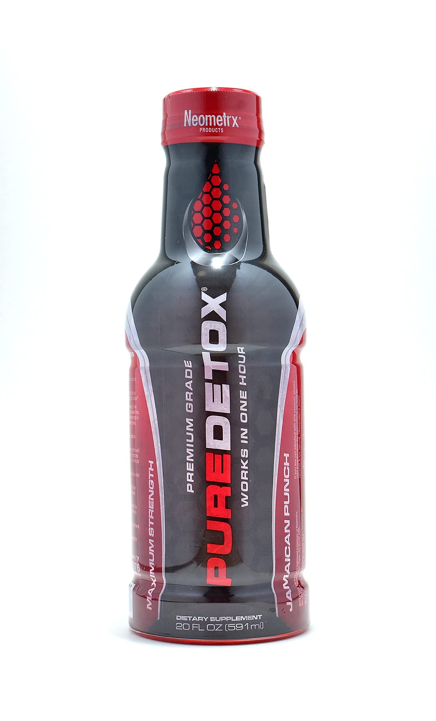 Detox Pure Neometrx Same-Day Maximum Strength Detox Drink, Jamaican Punch Flavor, 20 Fl Oz, 20 Fl Oz (Pack of 1)
