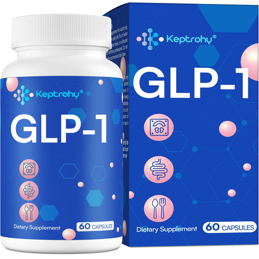 GLP-1 Supplement for Women and Men, GLP1 Supplement | GLP-1 Support, GLP Support Core with Hops Extract, Synbiotics, Eriocitrin Support GLP 1 Level Naturally, Natural, Take Before Meal - 1 Pack
