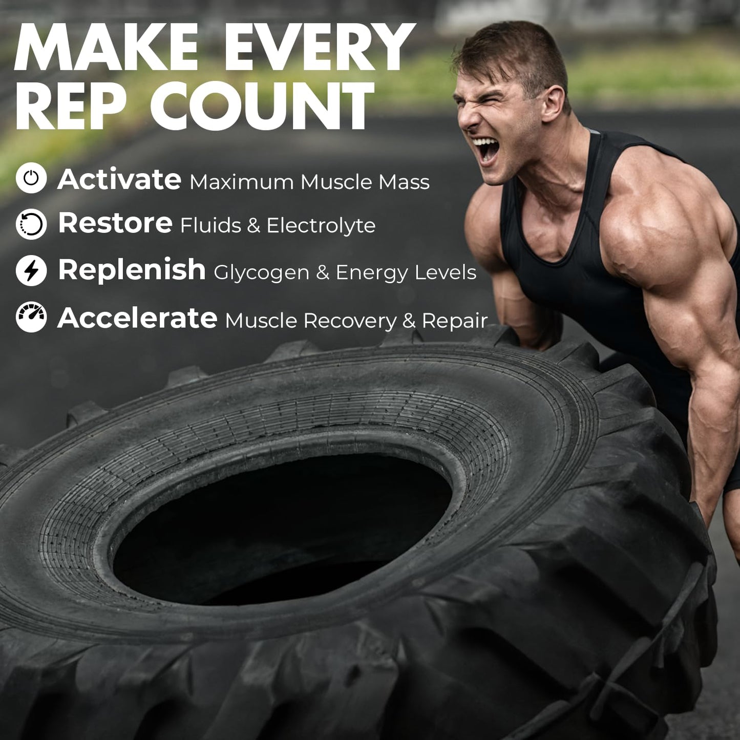 Max Muscle Arm Plus+ Anabolic Recovery Matrix | 25g Whey Protein, 8g Bcaas, 3g Creatine Monohydrate | Amino Acids, Antioxidants, Glutamine, Electrolytes (Orange Citrus Blast, 2.54 lb)