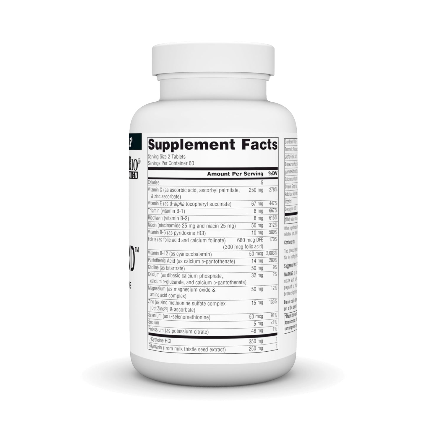 Source Naturals Liver Guard, with Silymarin, CoQ10, L-Cysteine Complex, for Healthy Liver Function* - 120 Tablets