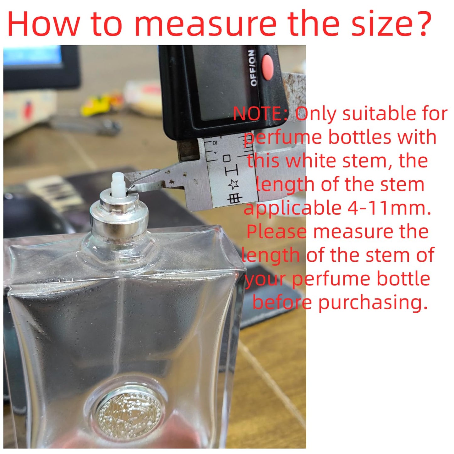 MUB Perfume Refill Pump Tools, Perfume Dispenser with Adapter Tools for Perfumes Transfer to empty bottles, Include 2 Syringe for Replacement