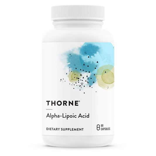 THORNE Alpha-Lipoic Acid - 300 mg - Supplement Liver Detox, Antioxidant Support, Nerve Health and Mental Sharpness* - 60 Capsules
