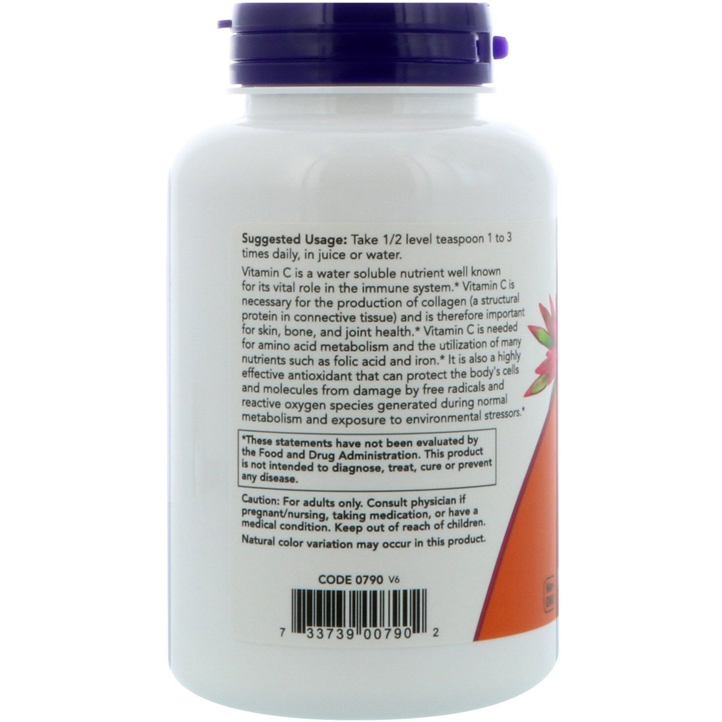 Now Foods Now Foods, (2 Pack) Vitamin C Crystals, 8 oz (227 g)