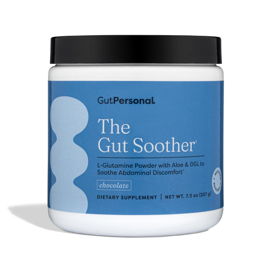 The Gut Soother L-Glutamine Powder Supplement: Restore Gut Lining, Soothe Digestive Discomfort While Promoting Overall Gut Health, 30 Servings (Chocolate)
