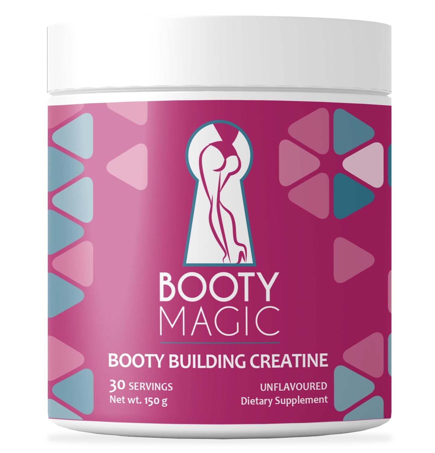 Booty Magic Booty Building Creatine - Unveil Glute Gains and Muscle Growth for Women, Micronized for Enhanced Big Booty Results - 30 Servings