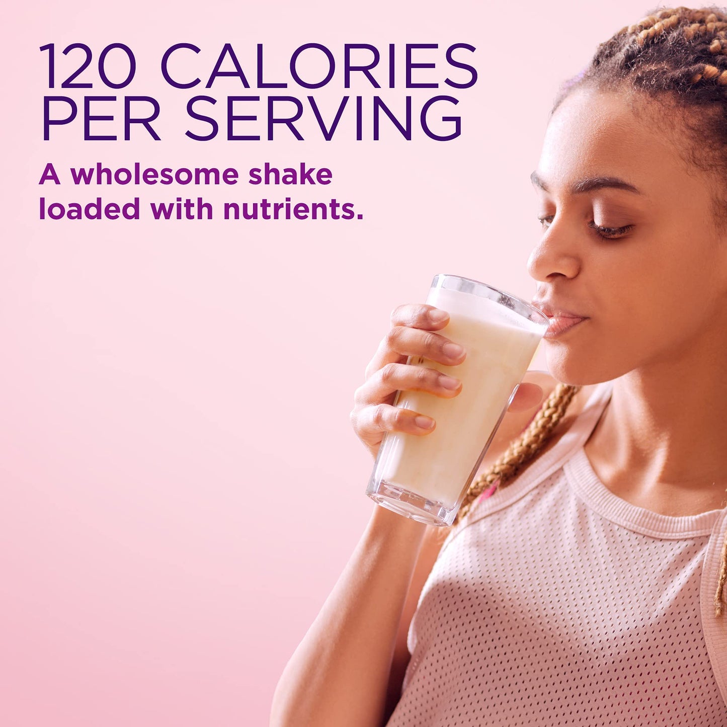 Nature’s Bounty Complete Protein & Vitamin Shake Mix with Collagen & Fiber, Contains Vitamin C for Immune Health, Vanilla Flavored ,1 lb. 13 Servings