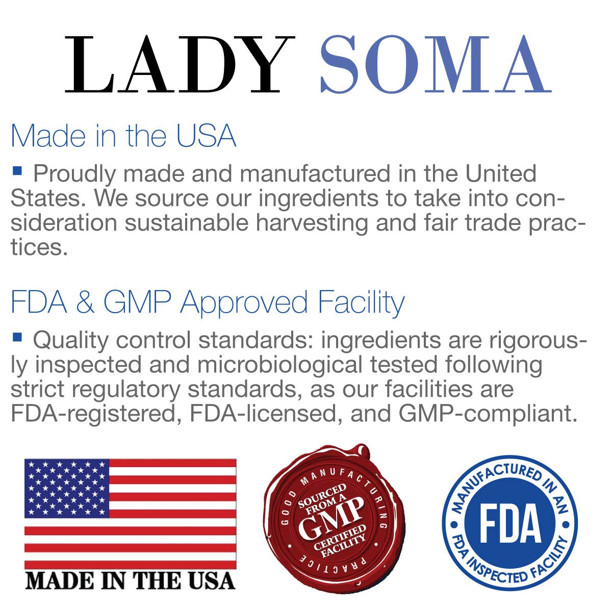 Lady Soma Fiber Cleanse for Women with Probiotics, 60 Capsules
