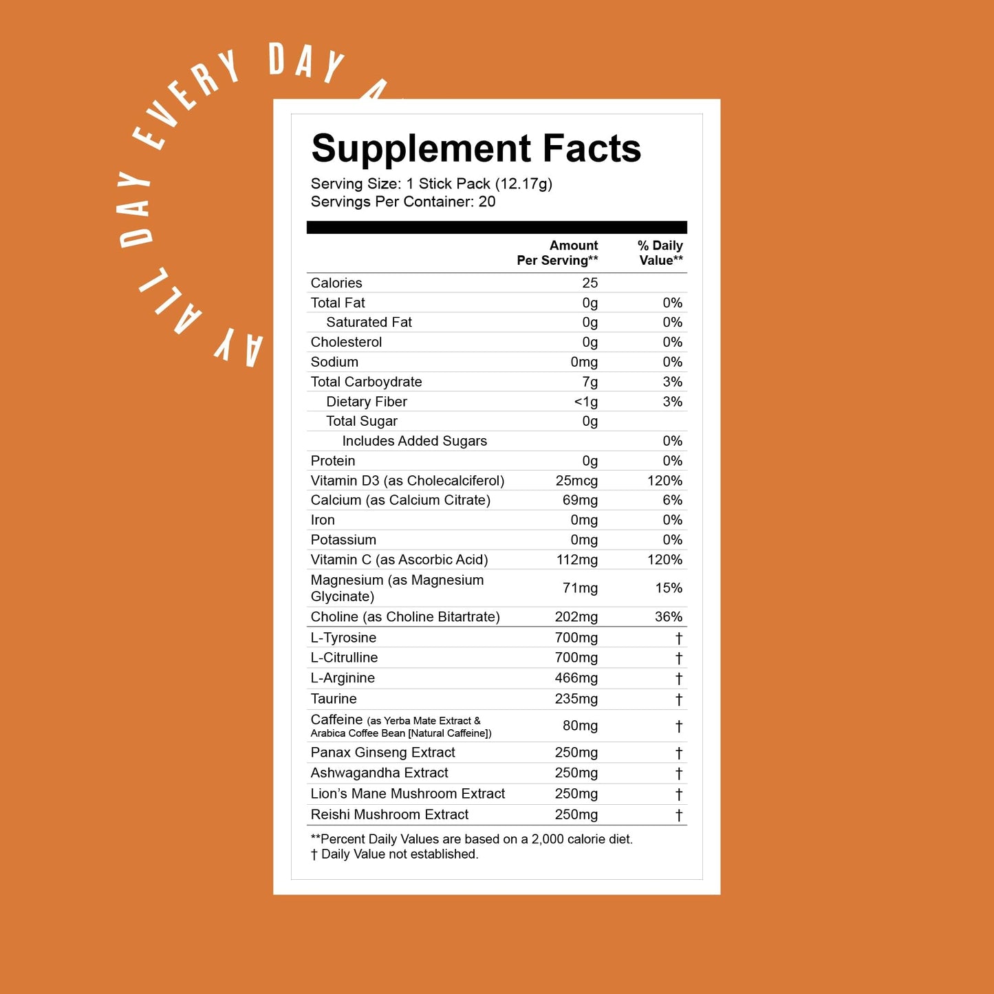 ADED Energy + Instant Hydration Electrolytes Powder Drink Mix, Orange Pineapple, 20 Packets - Sugar Free, Vitamins, Minerals, Nootropics, Natural Caffeine - Hangover Relief Electrolyte Packets