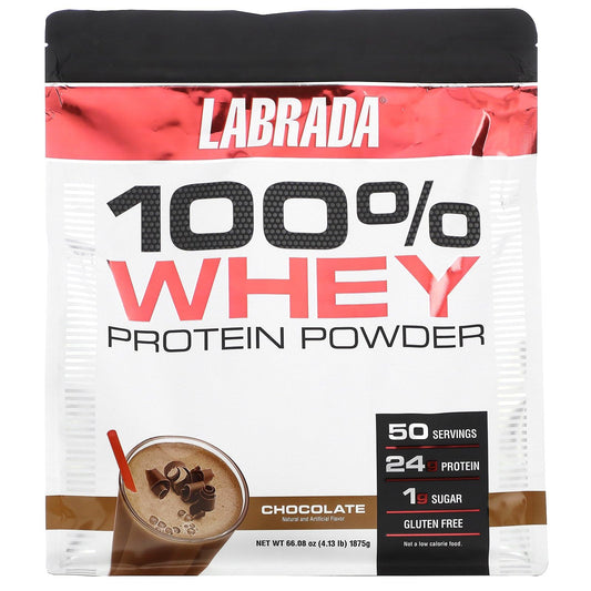 Labrada Nutrition 100% Whey Protein Chocolate 4.13 Pound