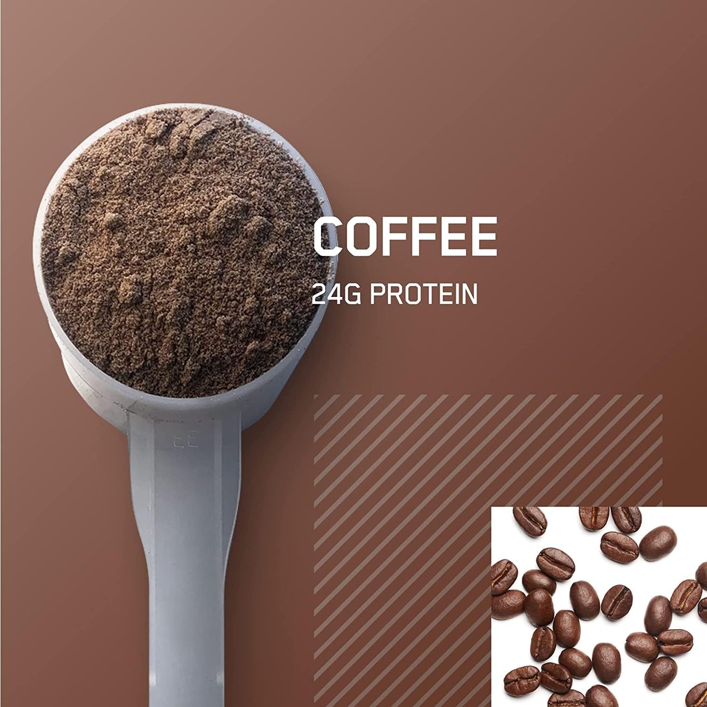 Optimum Nutrition Gold Standard 100% Whey Protein Powder, Coffee, 5 Pound (Packaging May Vary)