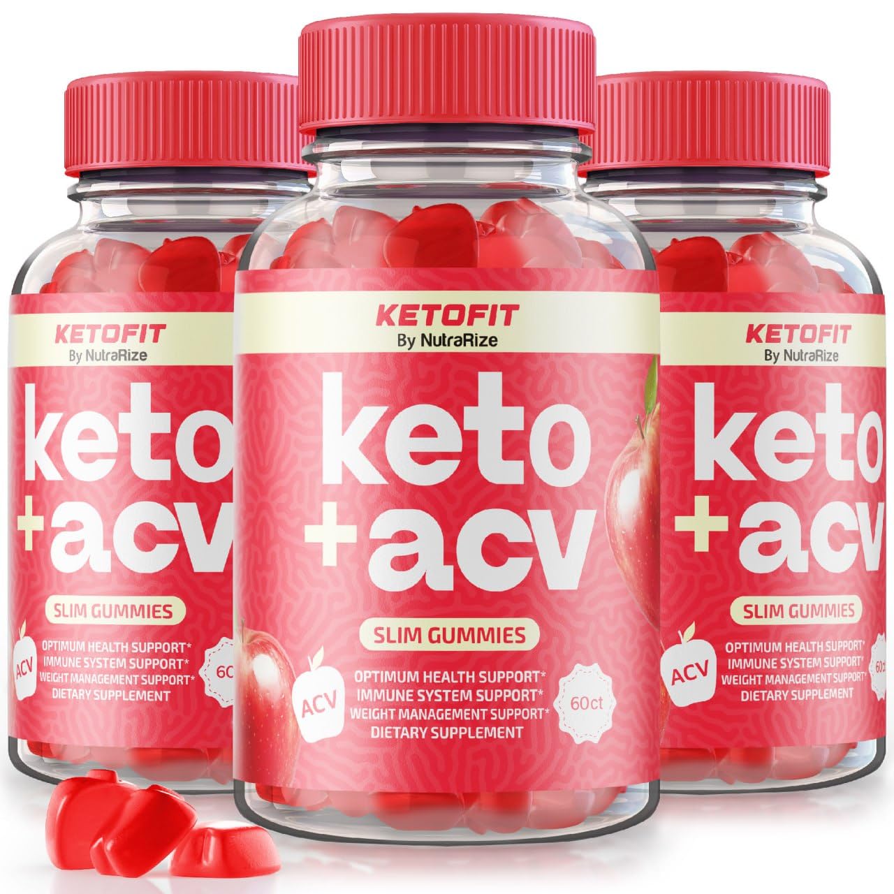 (3 Pack) Ketofit Keto ACV Gummies, Ketofit Gummies Advanced Weight Loss, Ketofit ACV Supplement, Keto Fit + ACV Gummy, Keto Fit Gomitas Reviews (180 Gummies)