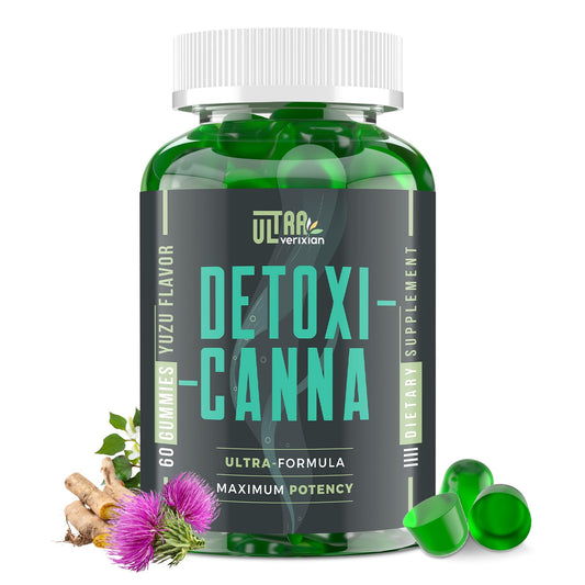 Ultraverixian Full Body Detox Cleanse Gummies 26-in-1, Liver, Gut, Kidney Cleanse Detox & Repair, 60 Gummies