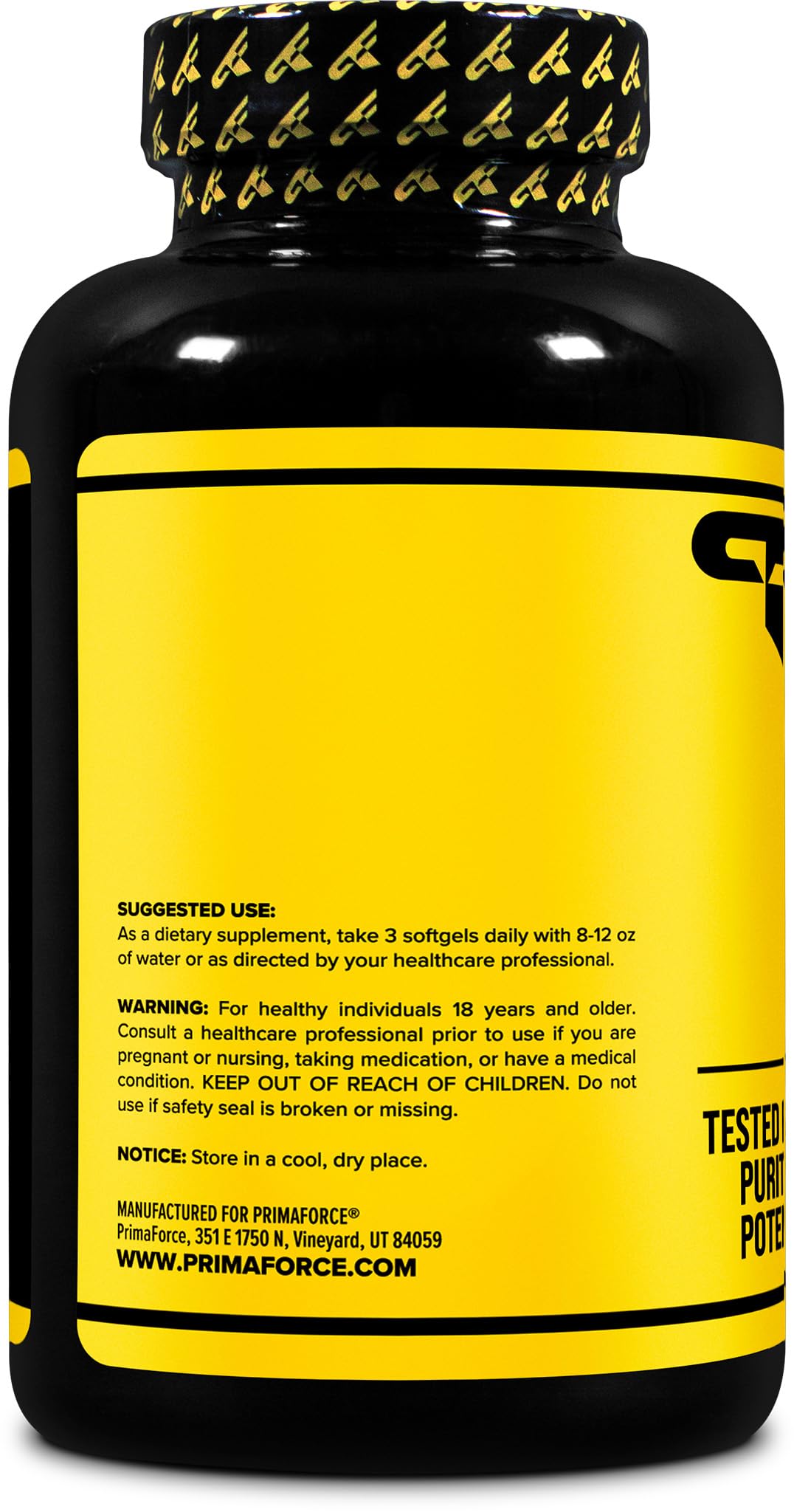 Primaforce CLA 2400 mg per Serving (180 softgels) - Max CLA - for Men and Women, Non-Stimulating, GMO Free & Gluten Free