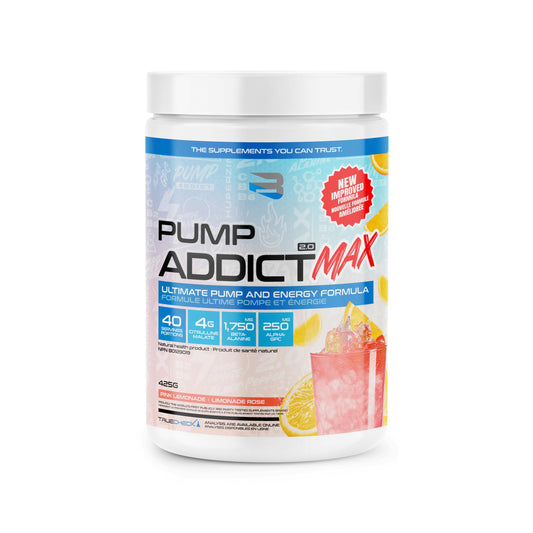 Believe Supplements - Pump Addict Max Pre-Workout Powder - Enhanced Energy, Focus, and Endurance… (40 Serving, Pink Lemonade)