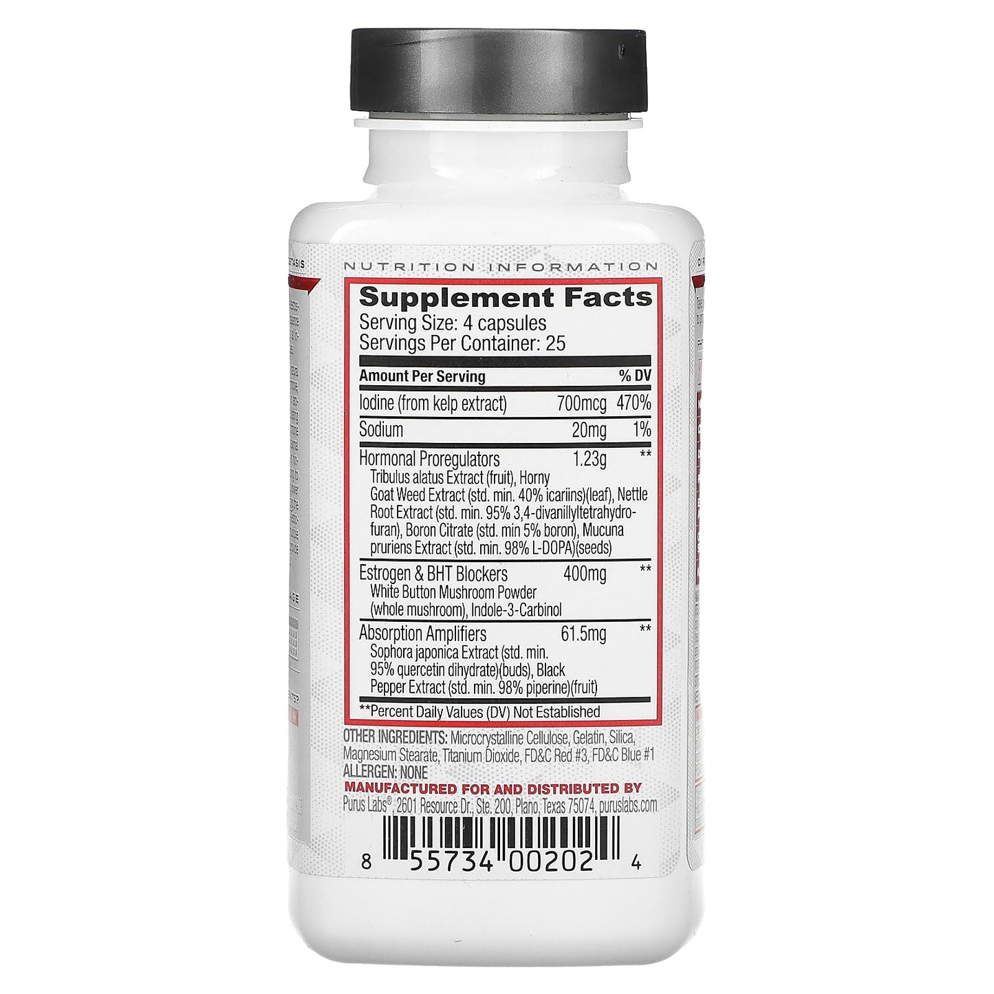 Purus Labs Recycle Hormone Exhilirator , 100 Capsules