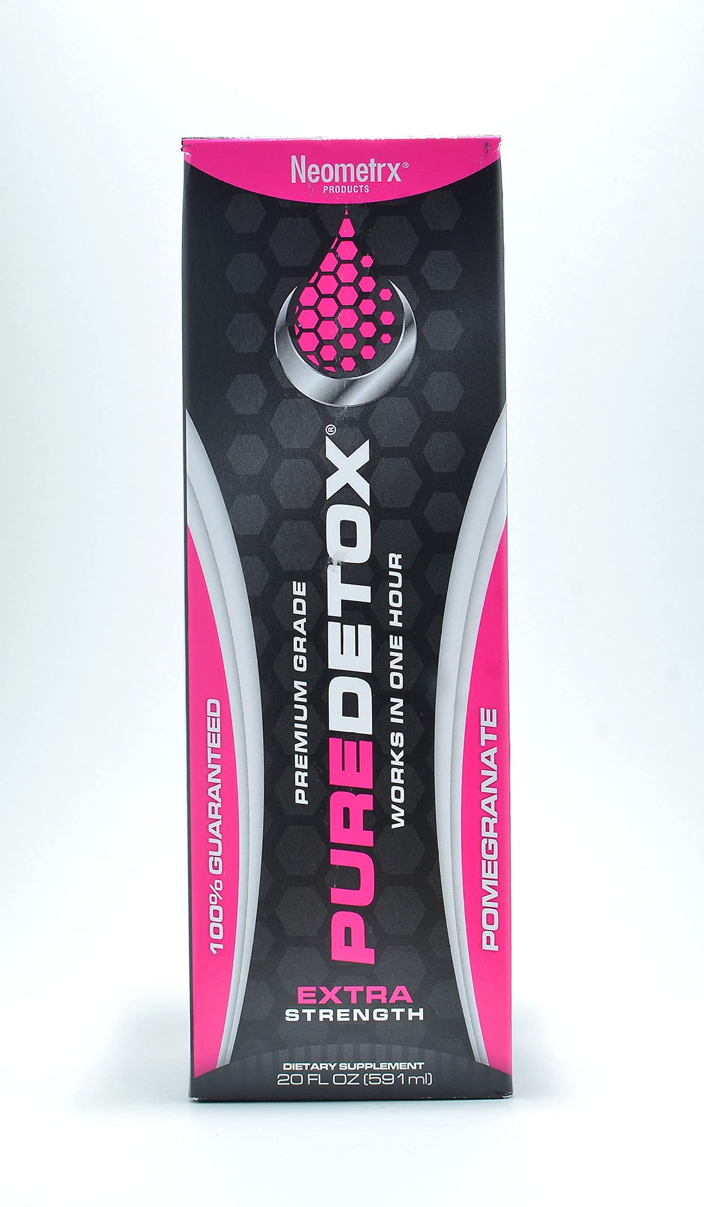 Detox Pure Neometrx Same-Day Extra Strength Detox Drink, Pomegranate Flavor, 20 Fl Oz