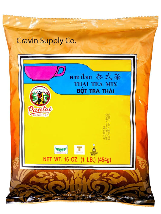 Thai Tea Mix Pantai 16 oz 1lb Thai Iced Tea Traditional Restaurant Style