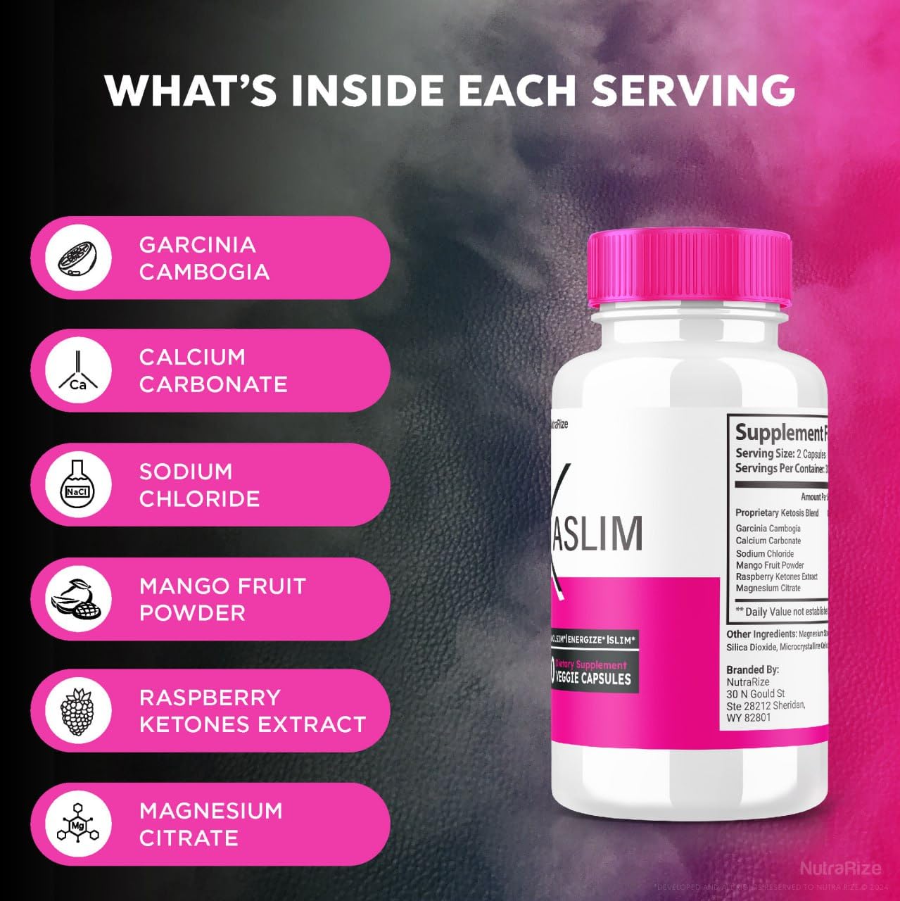 (2 Pack) Nexaslim Capsule, Nexaslim Metabolism Booster Formula, Dietary Supplement for Advanced Weight Loss, Maximum Strength All-Natural Pills for Targeting Belly Fat, Nexa Slim Review (120 Capsules)
