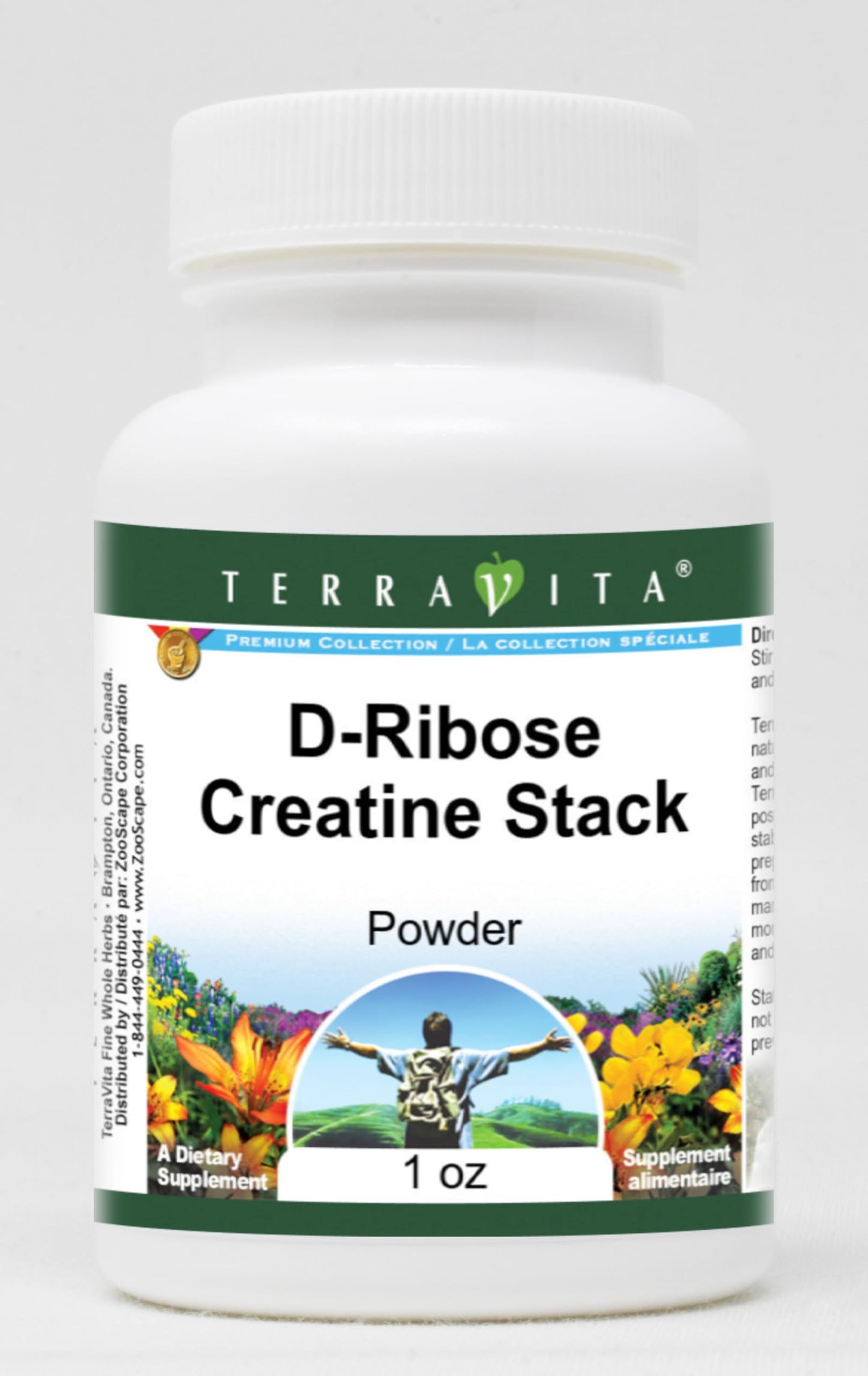 Terravita D-Ribose Creatine Stack Powder (1 oz, ZIN: 513917)