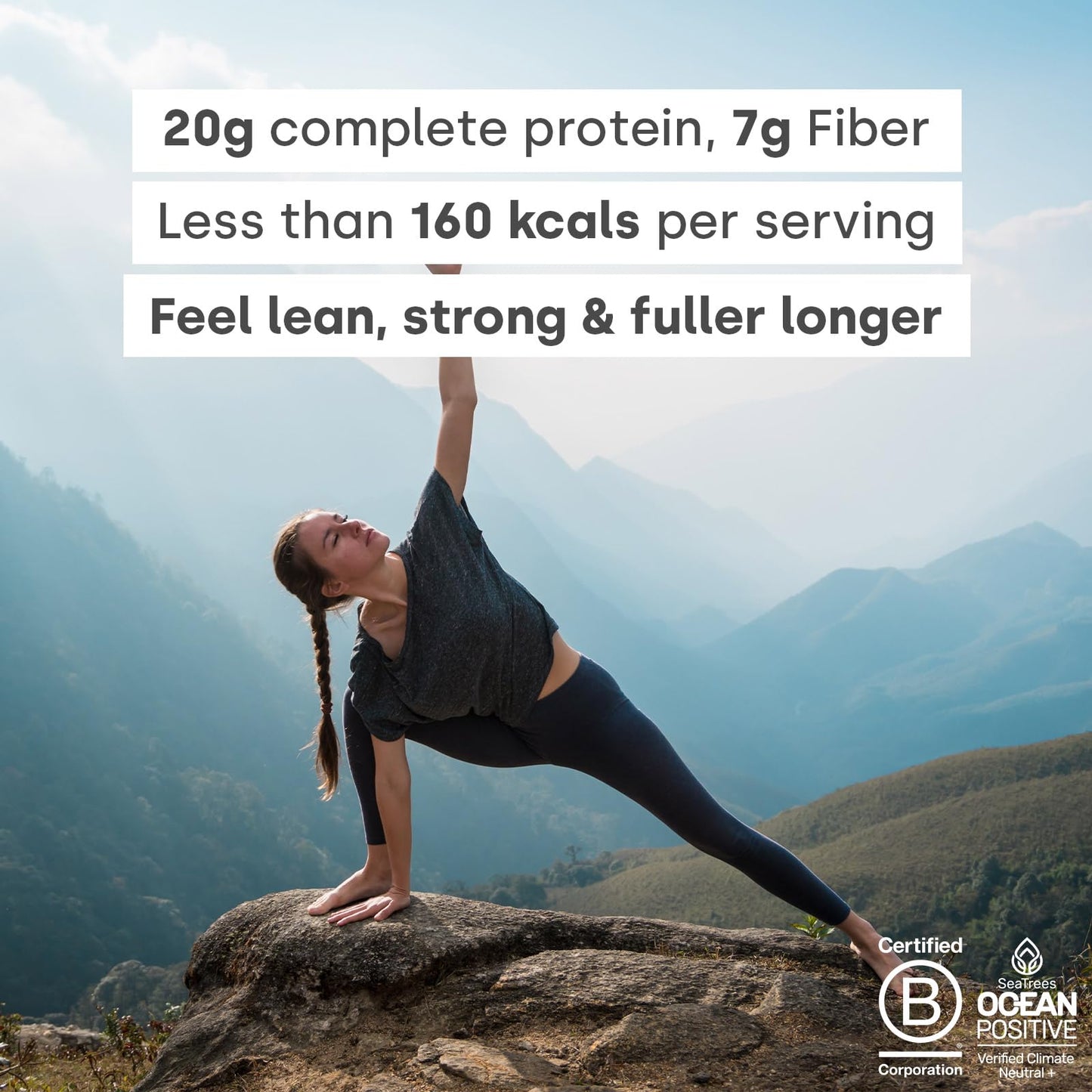 Form Superblend Protein - Vegan Protein Powder with Superfoods, Vitamins and Minerals - 20g of Plant Based Protein per Serving (Chocolate Peanut)