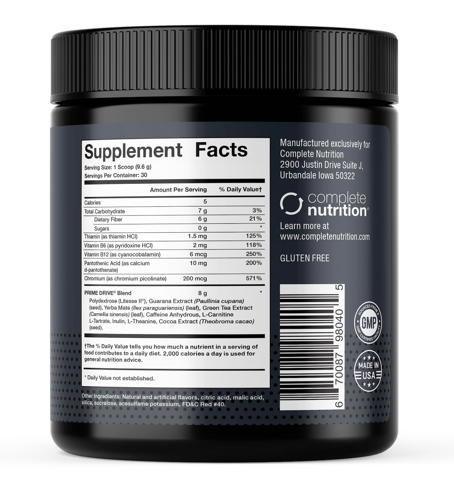 Prime Drive Energy Strawberry Melon Pre Workout Energy Drink Powder, Provides Extreme Energy, Focus and Intensity, Boosts Metabolism 10.2oz (30 Servings)