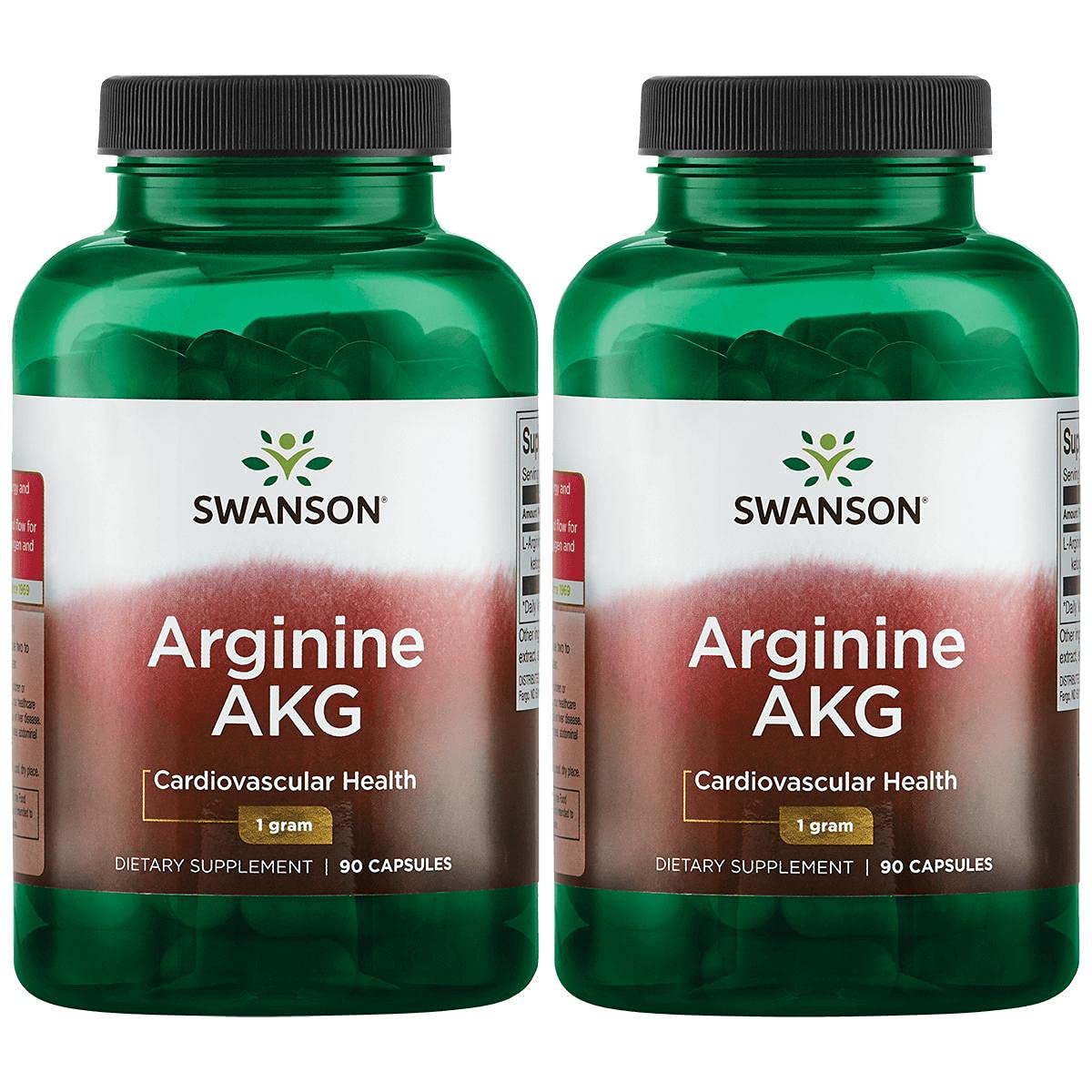 Swanson Ultra Arginine Akg 1 g 90 Caps 2 Pack