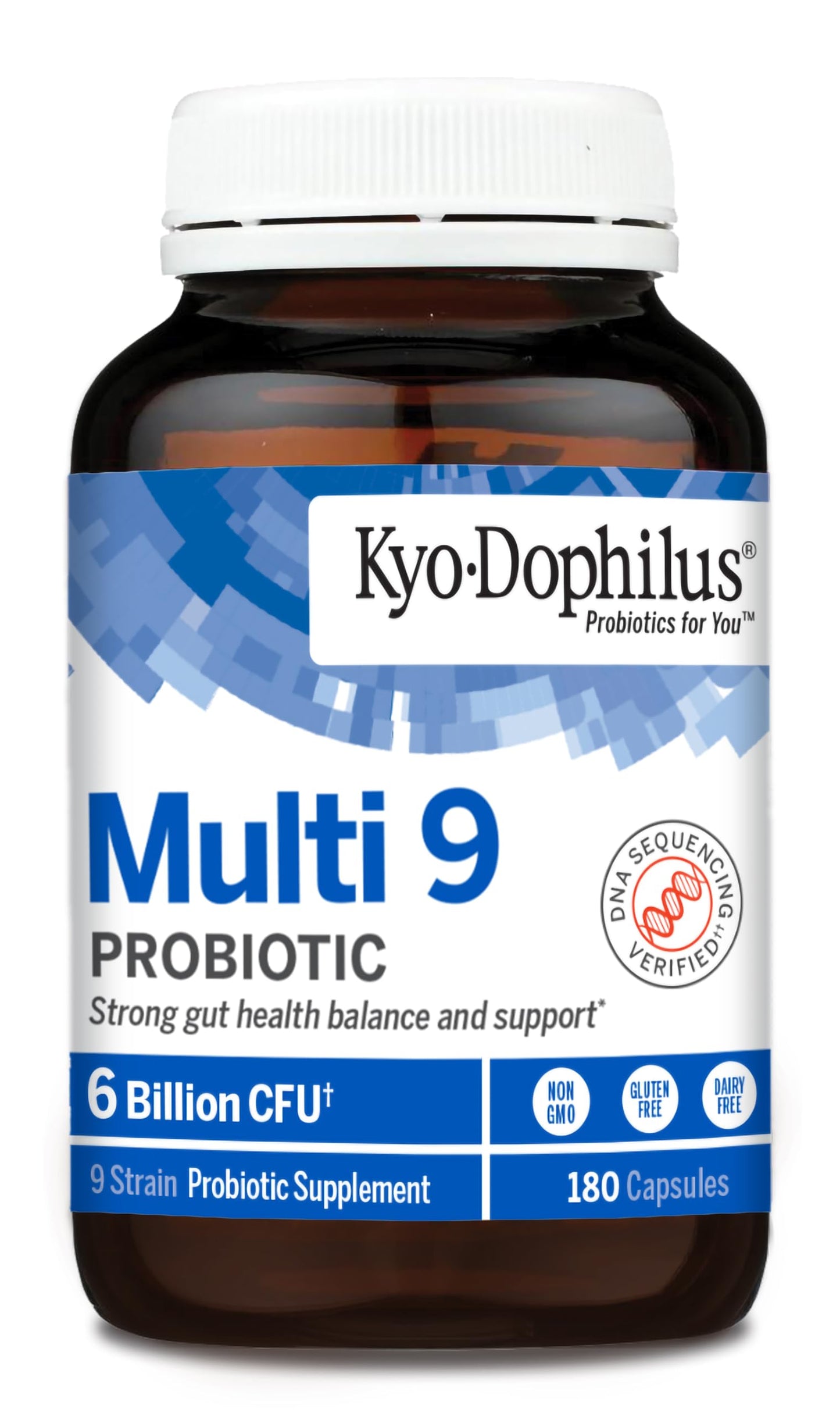 Kyo-Dophilus Multi-9 Probiotic, for Strong Gut Health Balance and Support, 180 Count