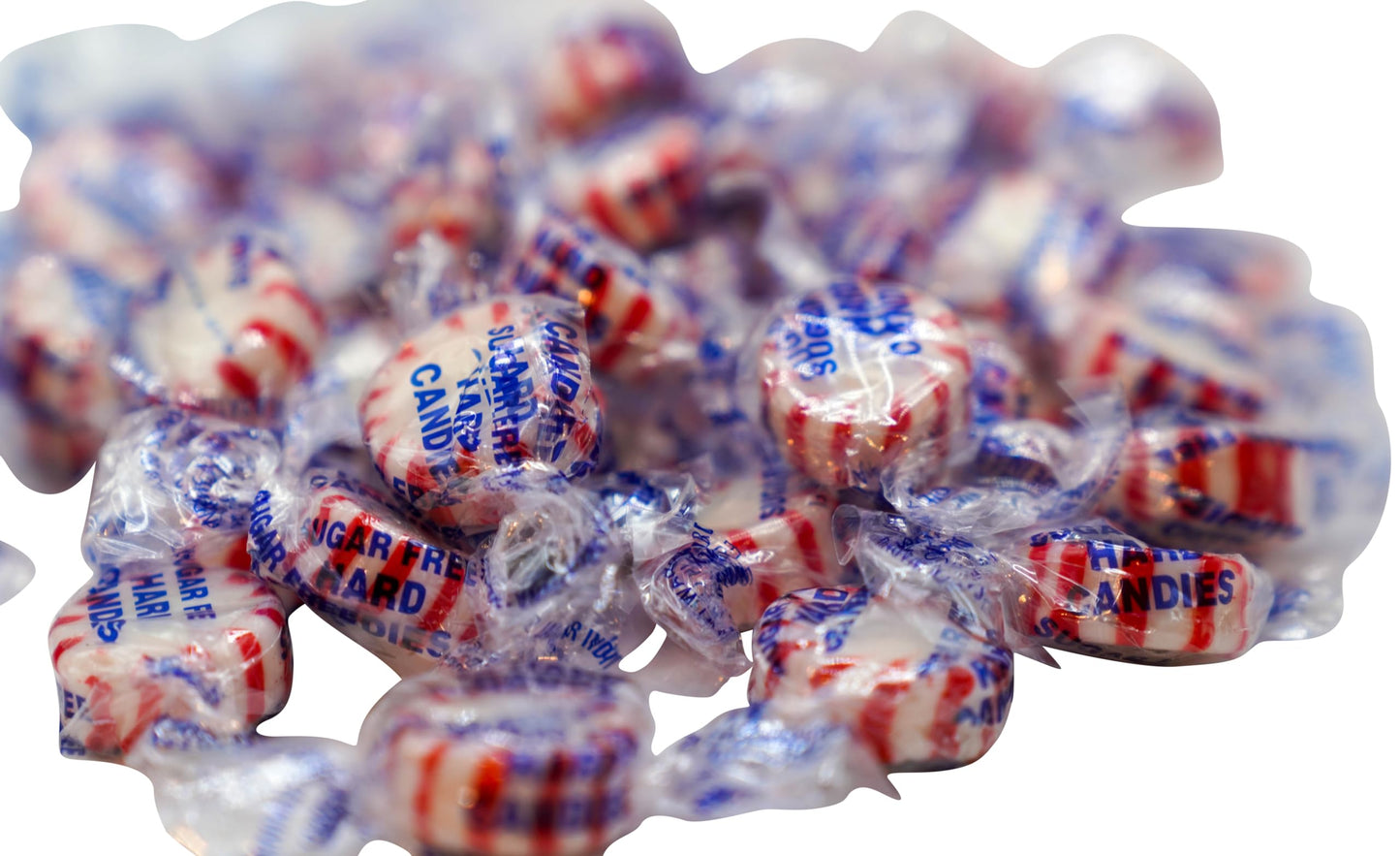 Sugar Free Peppermint Starlights  25 lbs of Individually Wrapped Hard Candy