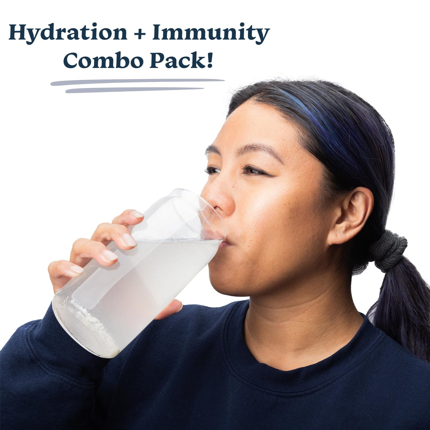 Drinklits Ginger-Lime Hydration & Lemon Immune Support (2) Tube Combo Pack | Great Taste - Daily Electrolytes - Essential Vitamins | 20 Servings (10 Tablets Per Tube)