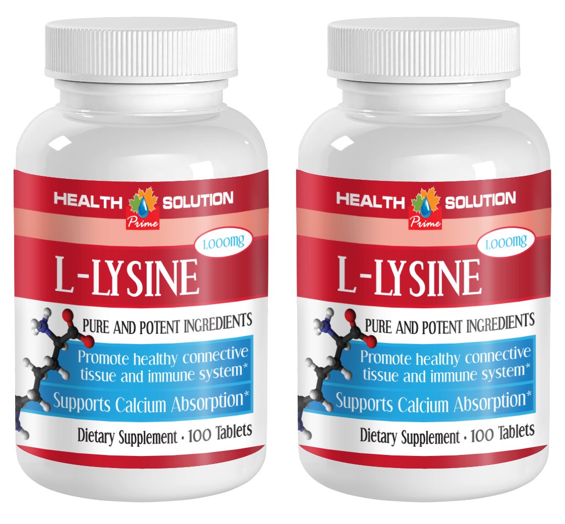 Lysine capsules - L-LYSINE 1000MG - improve immunity, lysine supplement organic, l-lysine powder for humans, designs for sport supplements, energy pills no caffeine focus energy pills 2 Bot 200 Tabs