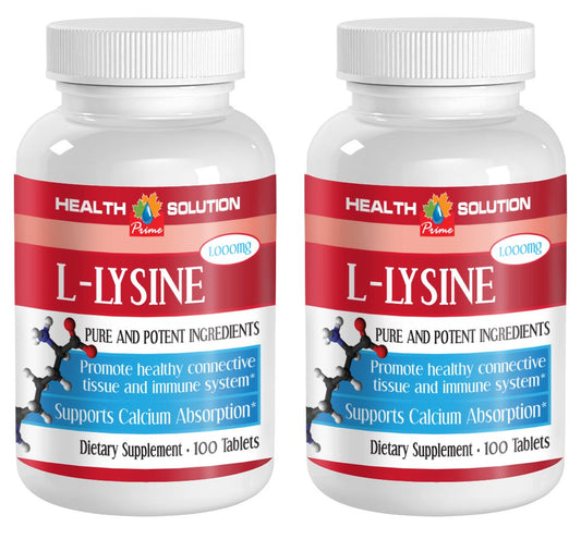 Lysine capsules - L-LYSINE 1000MG - improve immunity, lysine supplement organic, l-lysine powder for humans, designs for sport supplements, energy pills no caffeine focus energy pills 2 Bot 200 Tabs