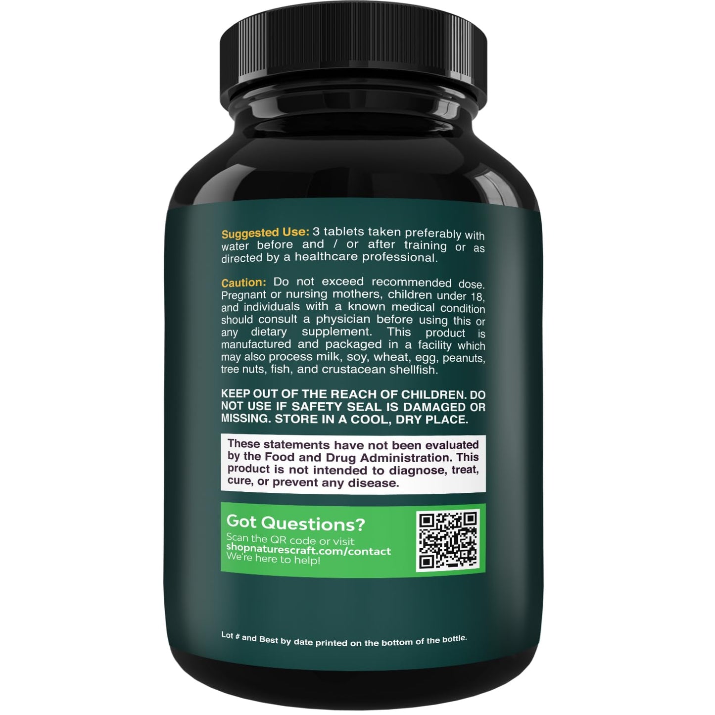 Branch Chain Amino Acids Supplement - Vegan BCAA Tablets Post Workout Muscle Recovery and Muscle Growth Support - Branched Chain Amino Acids Supplement for Men and Womens Workout Recovery 120 Count