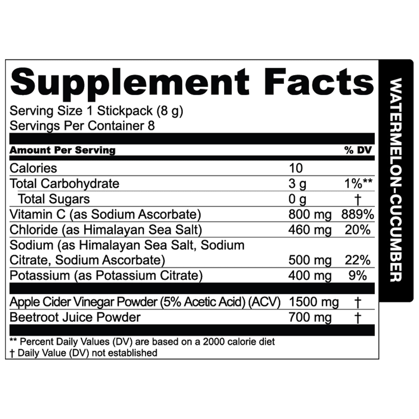 Essential Elements Hydration Packets - Watermelon Cucumber Pack - Sugar Free Electrolytes Powder Packets - 50 Stick Packs of Electrolytes Powder No Sugar - Hydration Drink - with ACV & Vitamin C