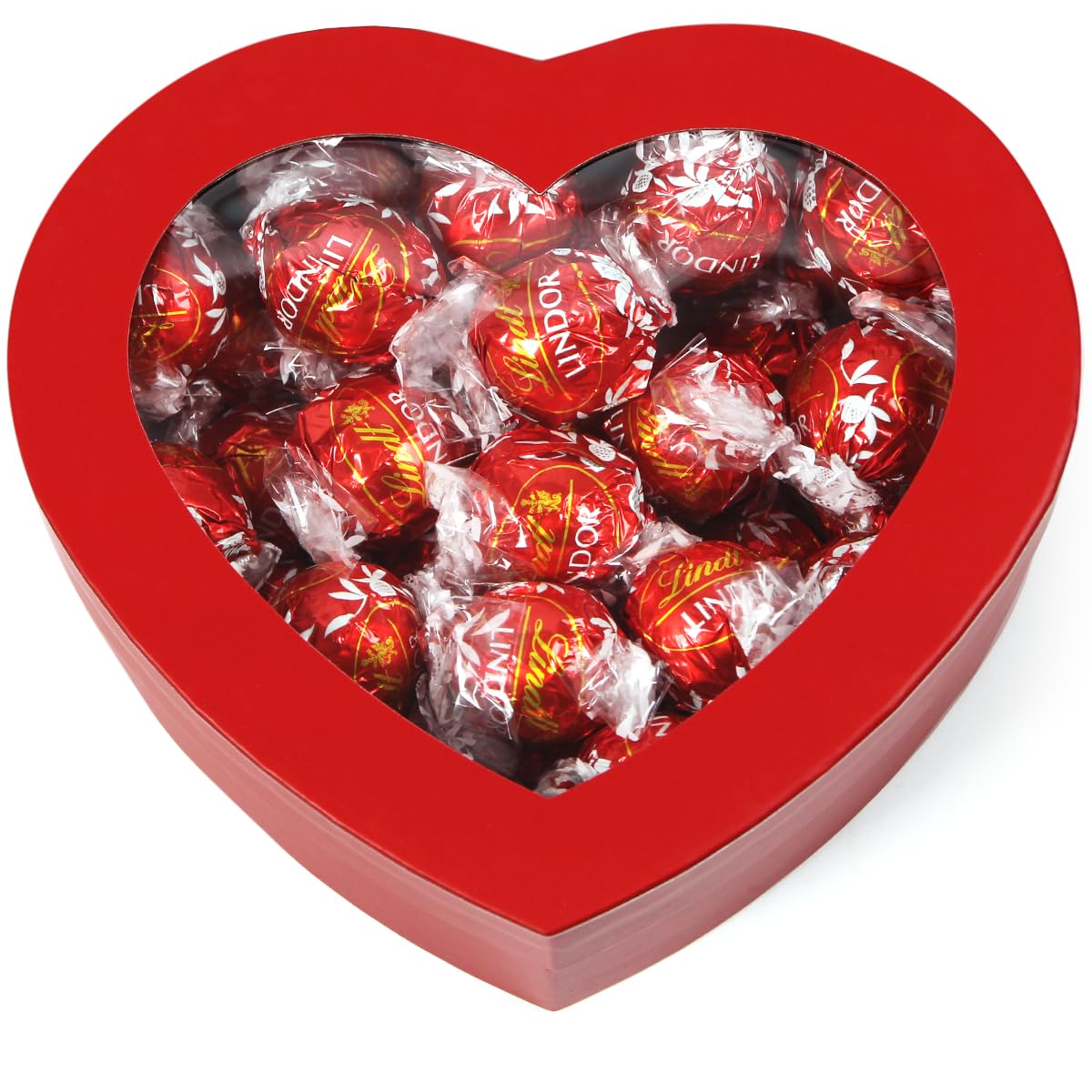 Lindt LINDOR Milk Chocolate Candy Heart Gift Box for Special Present  Individually Wrapped Chocolate Gourmet Truffles Chocolate Candy for Friends and Loved Ones 17 count Milk Chocolate