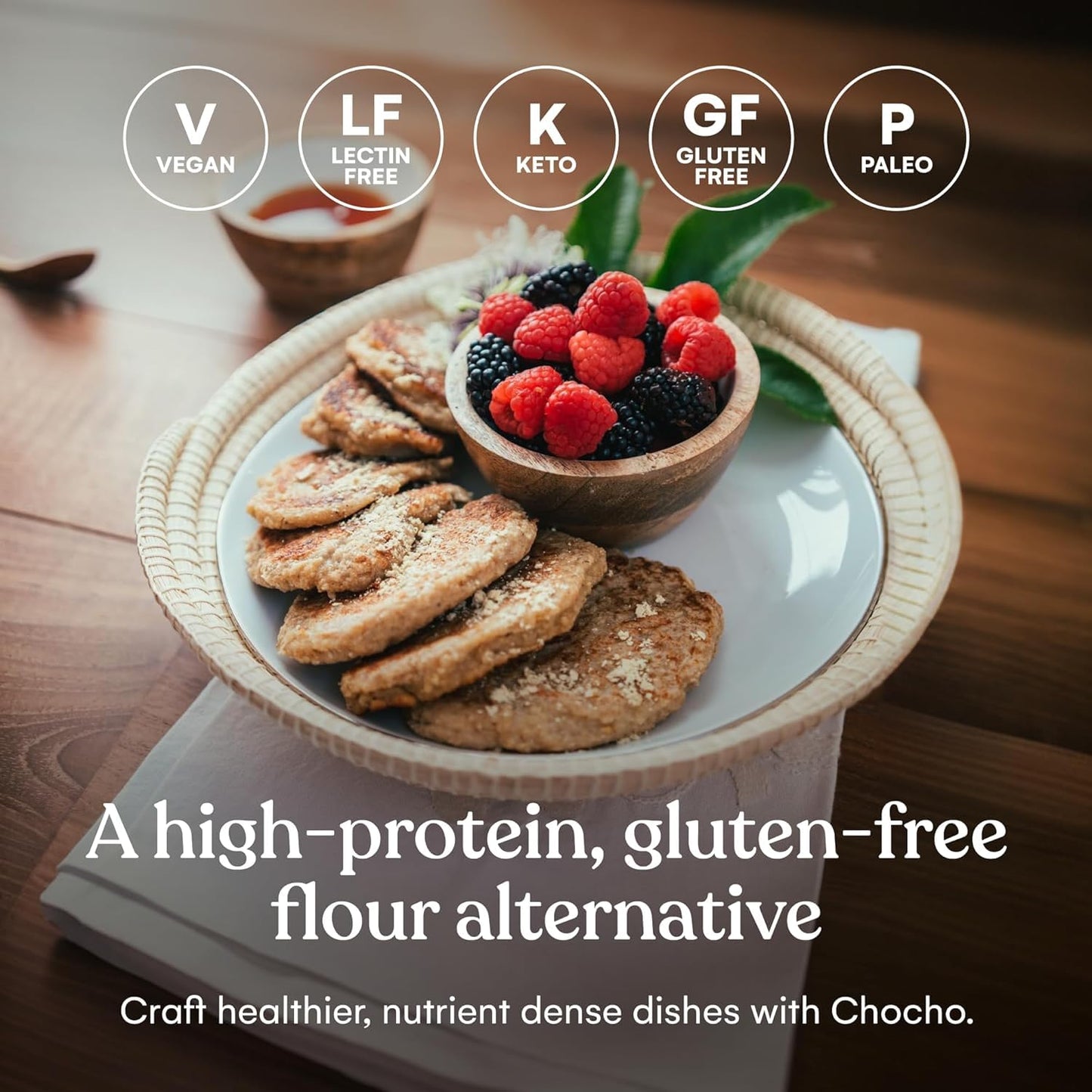 Mikuna Vegan Protein Powder (Pure Chocho, 8 Servings) - Plant Based Chocho Superfood Protein - Dairy Free Protein Powder Packed with Vitamins, Minerals & Fiber - Gluten, Keto & Lectin-Free