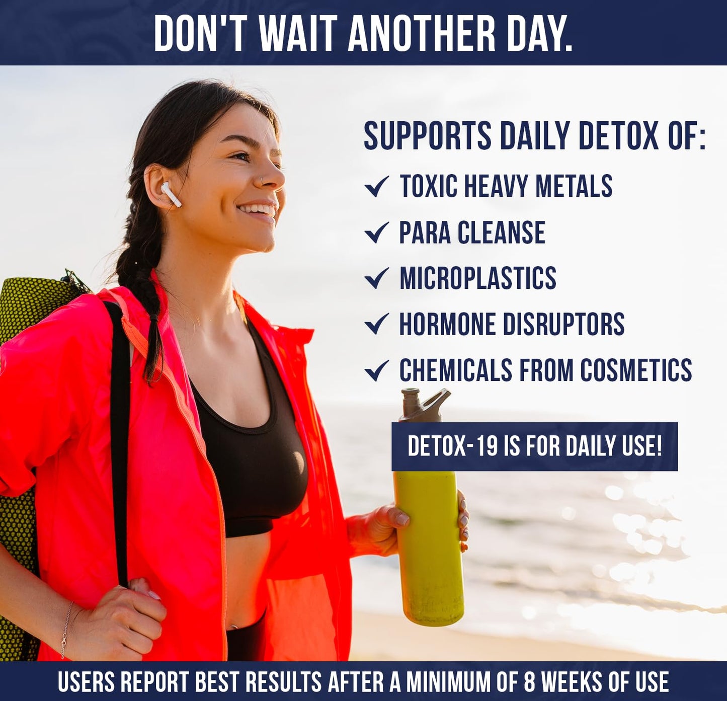 Ultra Human Heavy Metal Detox - Zeolite Detox Capsules, Natural Energy and Immune System, Supports Daily Detox and Optimal pH, Max Absorption Alkaline Capsules, Easy to Take (60 Capsules)