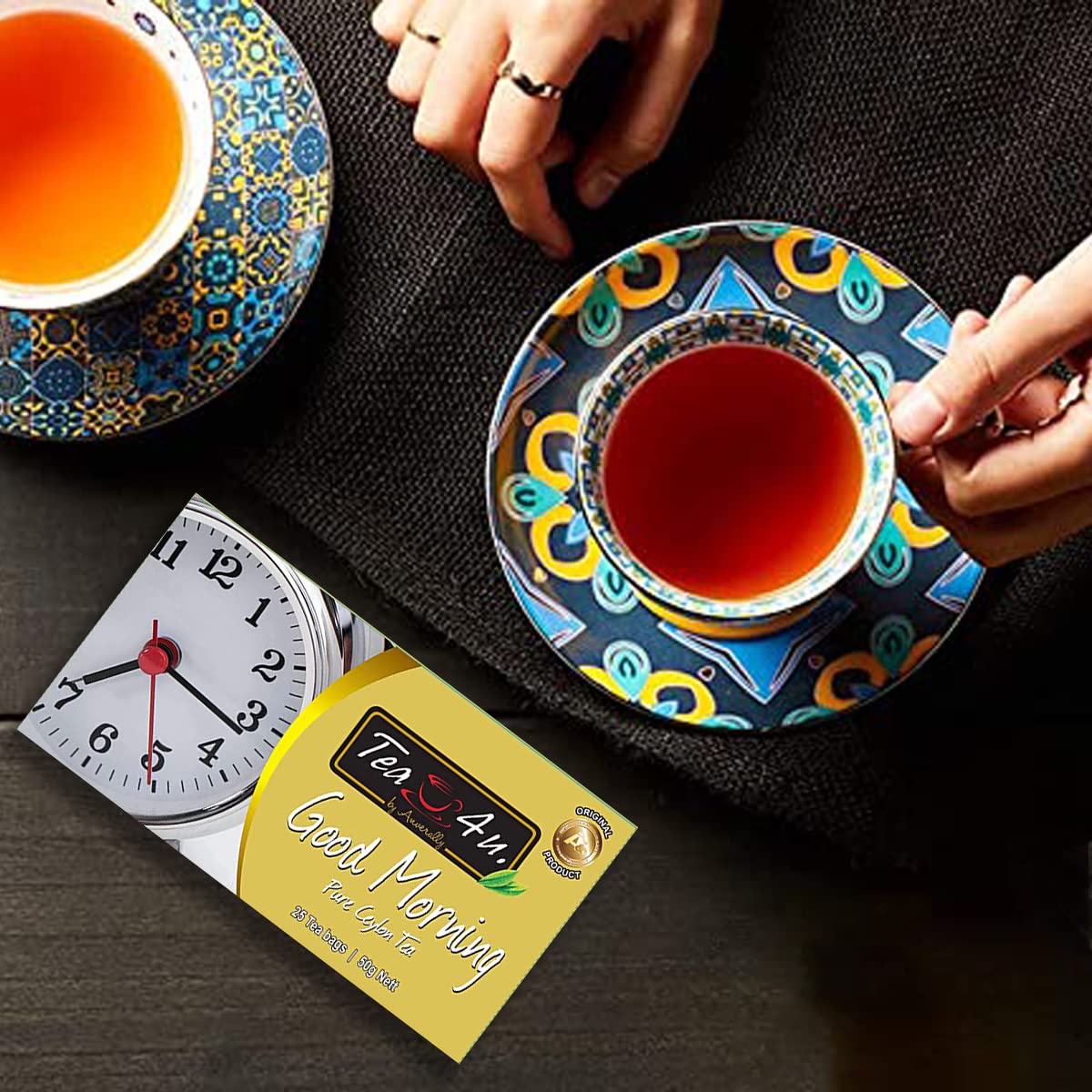 Tea4U Good Morning Tea  Pure Ceylon Tea  2g x 25 Tea Bags