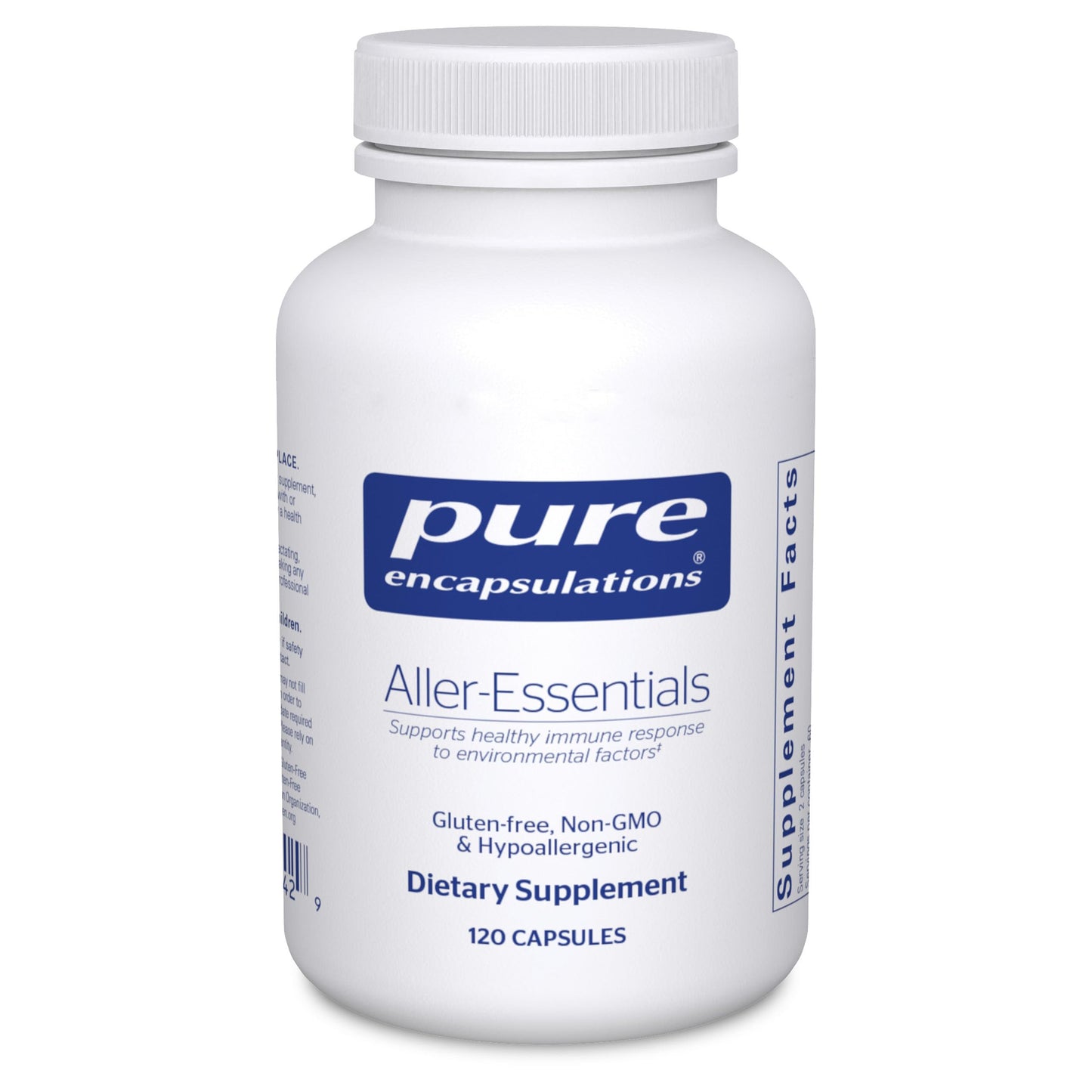 Pure Encapsulations Aller-Essentials | Hypoallergenic Dietary Supplement for Healthy Immune Response and Nasal Function | 120 Capsules