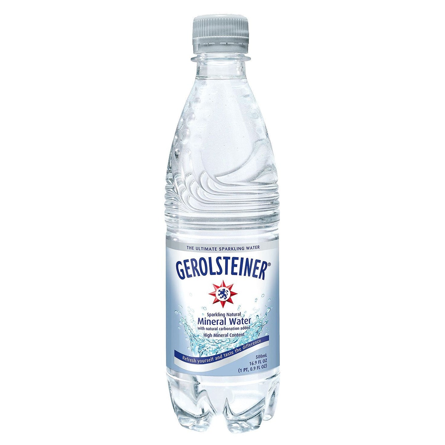 Gerolsteiner Sparkling Natural Mineral Water 169 oz bottles 24 pk  Original from manufacturer  Bulk Discount available
