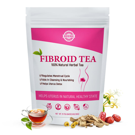 Laicuherb Fibroids Herbal Tea for Women Get Pregnant Fast & Hormone Balance, 10 Teabags Fertility Tea for Women Ovarian, Natural Detox Womb to Warm Uterus and Detox