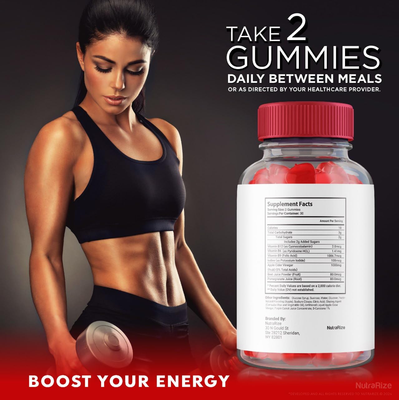 NutraRize (Pack of 3 ActivLife Keto+ACV Gummies for Advanced Weight Loss, Reviews (180 Gummies)