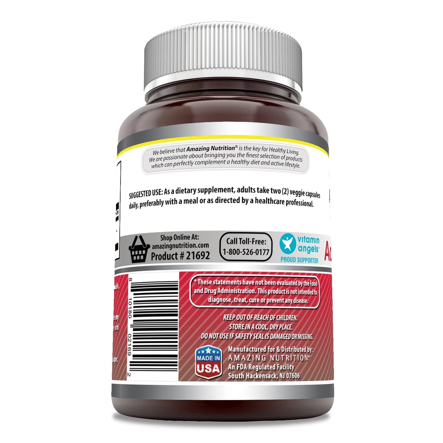 Amazing Formulas Acetyl L-Carnitine Supplement | 1200 Mg | 120 Veggie Capsules | Non-GMO | Gluten Free | Made in USA