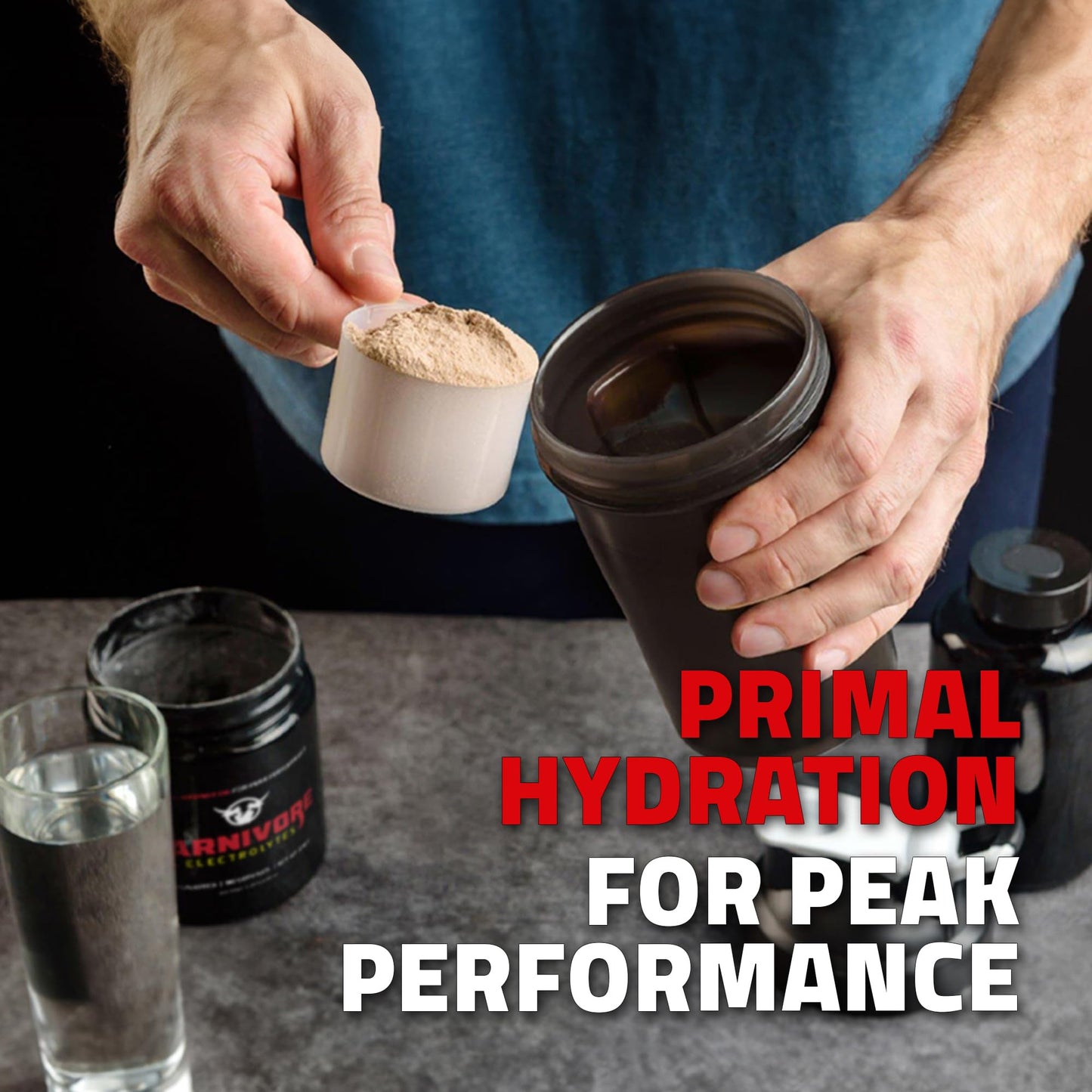 Carnivore Electrolytes: Premium Hydration Powder for Carnivore Diet - Balanced Electrolyte Support, Zero Carb, Keto Friendly - Supplement for Optimal Energy & Recovery - 90 Servings (Unflavored)