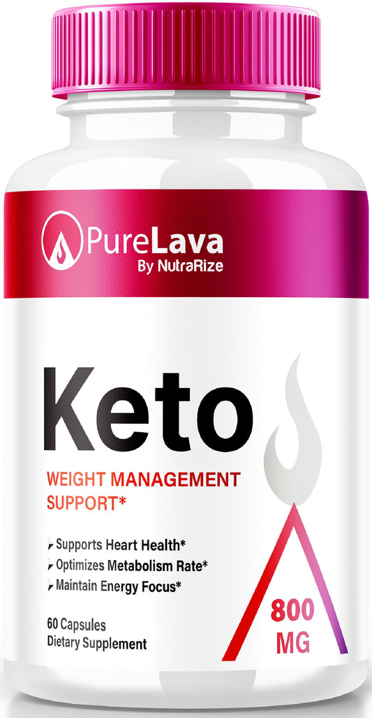 Pure Lava Capsules, Official PureLava Keto Formula, All Natural Keto Weight Loss Supplement to Give Energy and Support Healthy Body, Keto Fitness Pills, PureLava Reviews (60 Capsules)