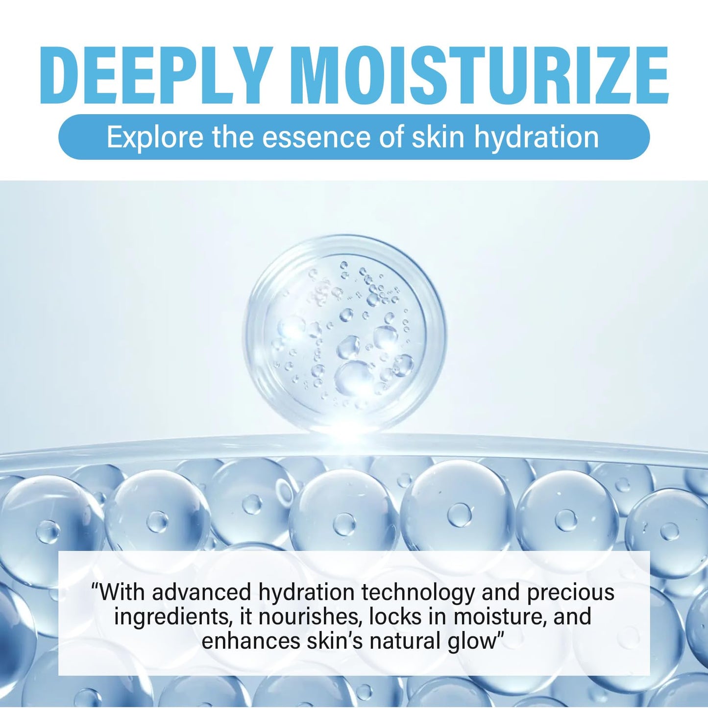 Ultra-Hydrating Serum, 3% Hyaluronic Acid for Face Smoother Softer Skin, Pre-makeup Skin Care Hydrating