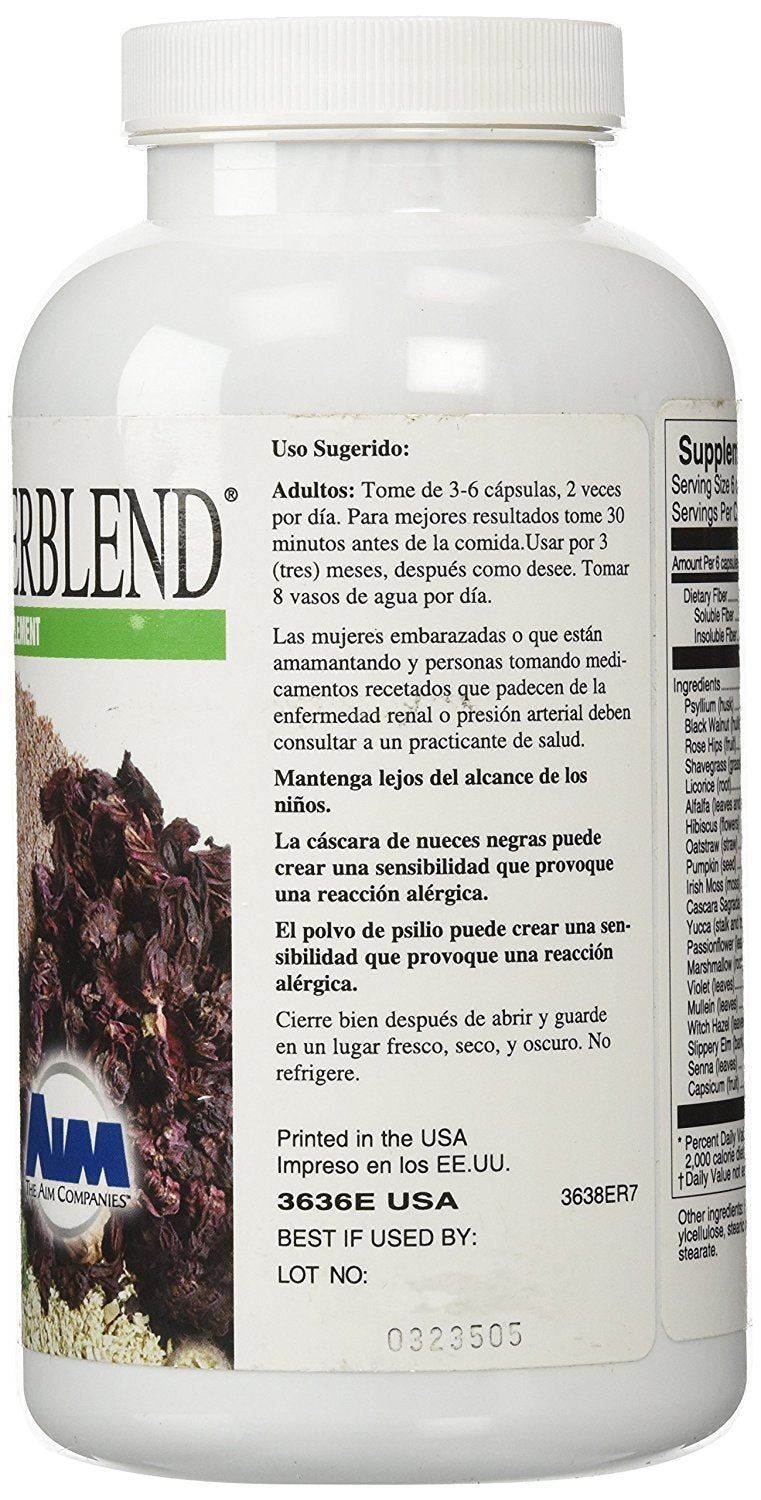 AIM Herbal Fiberblend Caps - 2 Pack