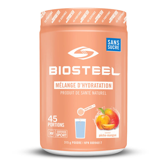 BIOSTEEL Peach Mango Sport Drink Powder, 315 GR