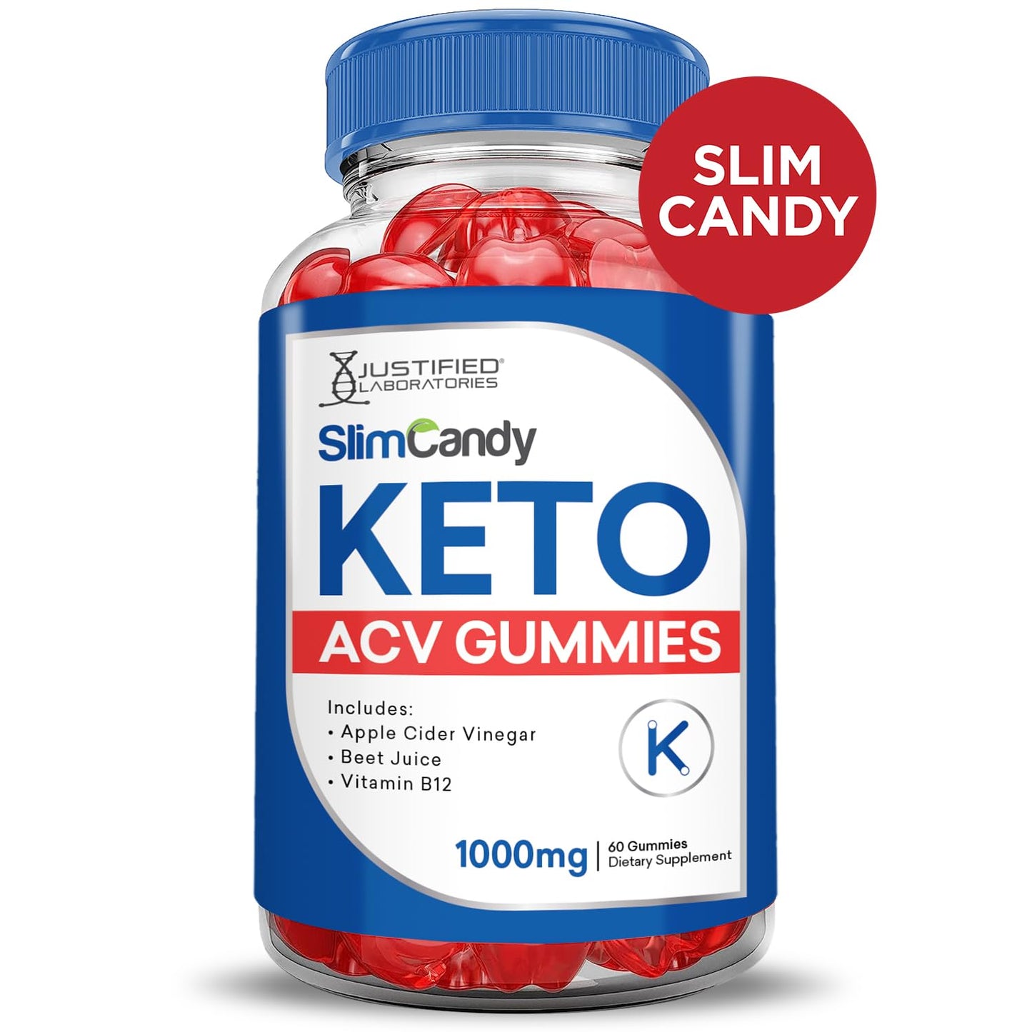 (3 Pack) Slim Candy Keto ACV Gummies Advanced Formula 1000MG SlimCandy Keto Gummies Apple Cider Vinegar Formulated with Pomegranate Beet Juice Powder B12 Vegan Non GMO 180 Gummys